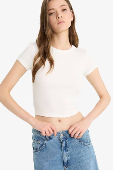 Slim Fit Camisole Short Sleeve T-Shirt