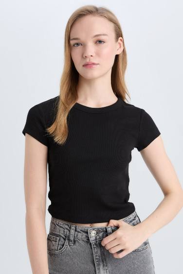 Slim Fit Camisole Short Sleeve T-Shirt