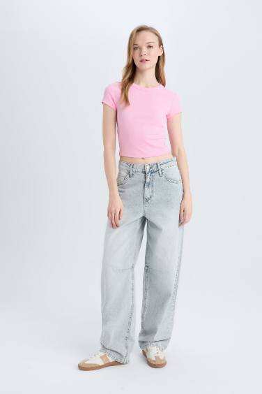 Slim Fit Camisole Short Sleeve T-Shirt