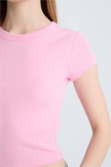 Slim Fit Camisole Short Sleeve T-Shirt