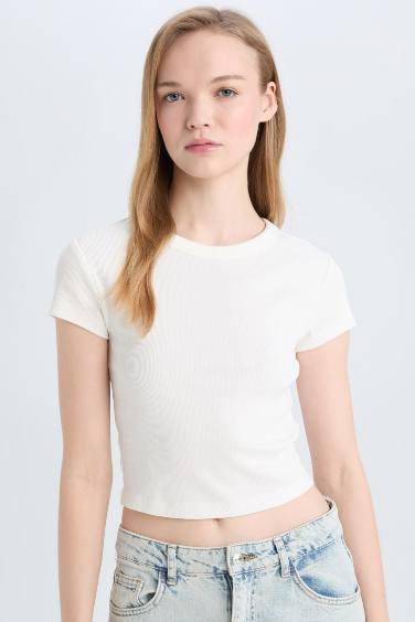 Slim Fit Camisole Short Sleeve T-Shirt