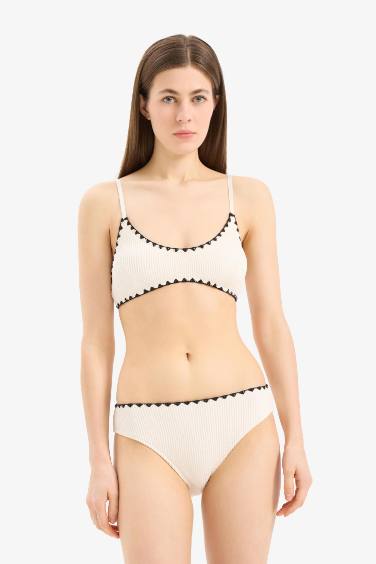 Fall in Love Regular Fit Crepe Bikini Bottom