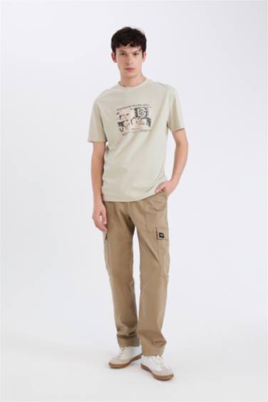 Футболка с коротким рукавом и принтом, прямого кроя, с круглым вырезом, Rick and Morty