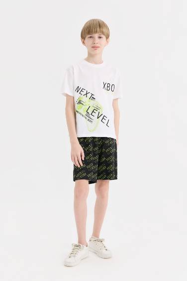 Ensemble Pyjama imprimé Xbox avec t-shirt et short pour garçon