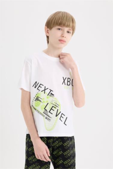 Ensemble Pyjama imprimé Xbox avec t-shirt et short pour garçon