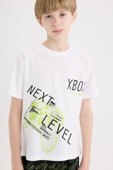 Ensemble Pyjama imprimé Xbox avec t-shirt et short pour garçon