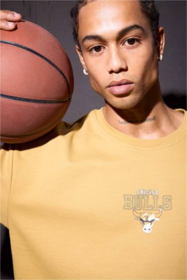 DeFactoFit NBA Chicago Bulls Oversize Fit T-Shirt