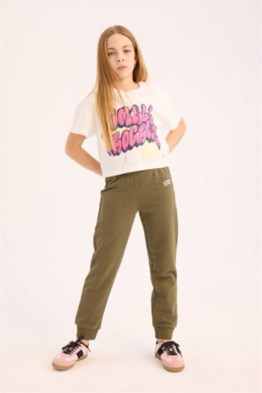 Қыздарға дөңгелек жаға қысқа жеңді Қысқа жеңді футболка