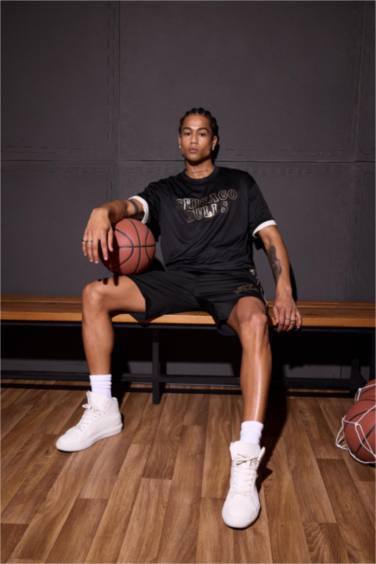 NBA Chicago Bulls дөңгелек жаға Футболка