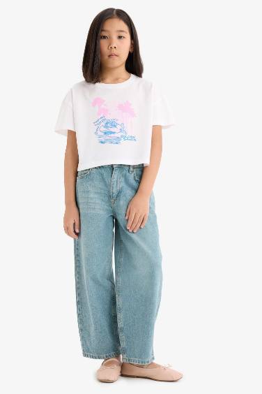 Регулярного кроя летняя рубашка с длинными рукавами и воротником поло из льняной смеси