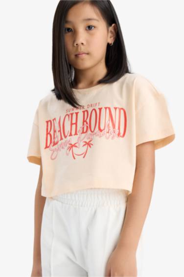 تيشيرت كروب بناتي نص ردن بياخة مستديرة