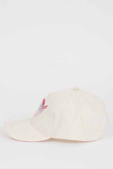 Casquette en coton brodée Barbie pour fille