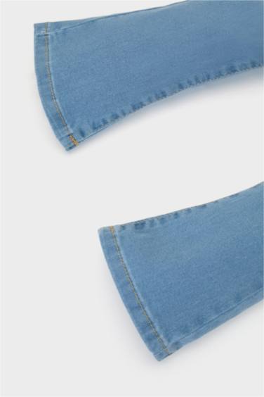 Kız Bebek Flare Fit Jean Pantolon