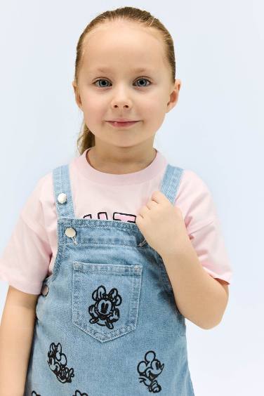 Baby Girl Disney Mickey & Minnie Denim Dress