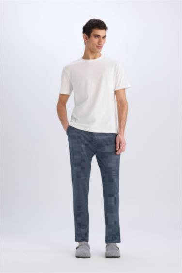 Regular Fit Printed Knitted Bottoms