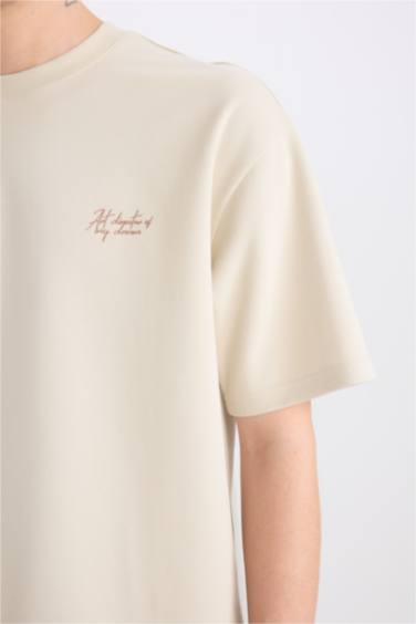 дөңгелек жаға минималл Қысқа жеңді футболка