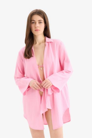 قميص بحر موسلين قصة عادية من Fall in Love