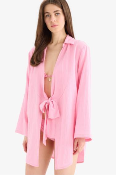 قميص بحر موسلين قصة عادية من Fall in Love