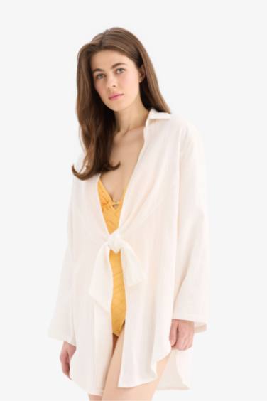Fall in Love Regular Fit Muslin Beachwear