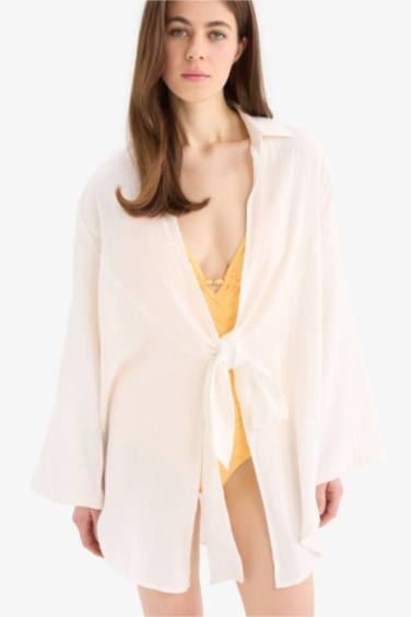 Fall in Love Regular Fit Muslin Beachwear