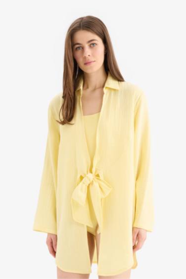 Fall in Love Regular Fit Muslin Beachwear