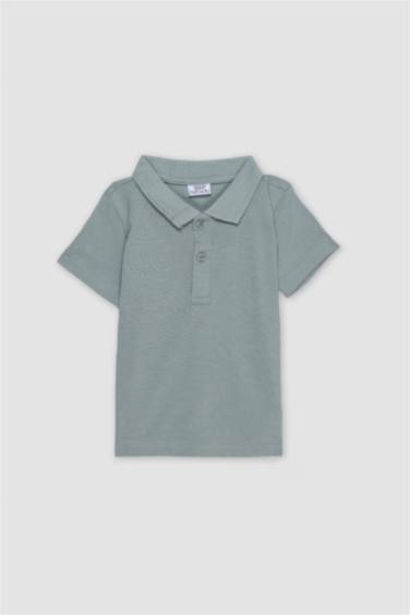 Baby Boy Regular Fit Pique Short Sleeve Polo T-Shirt