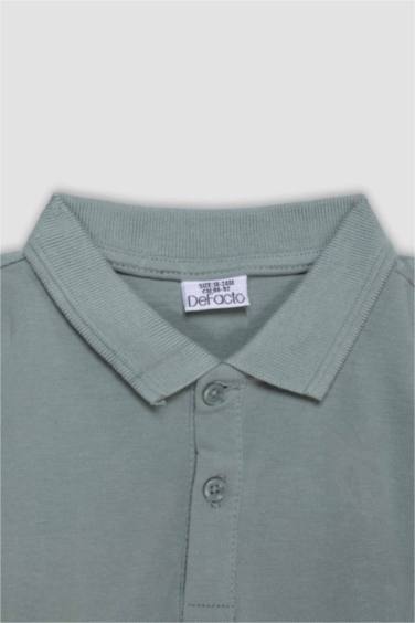 Baby Boy Regular Fit Pique Short Sleeve Polo T-Shirt