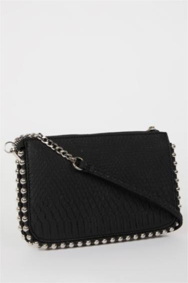 Женская сумка через плечо из искусственной кожи с заклепками