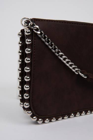 Faux Leather Crossbody Bag
