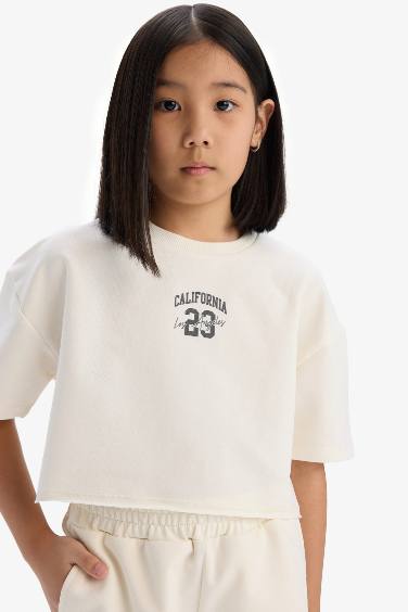 Комплект из двух частей с принтом для девочек