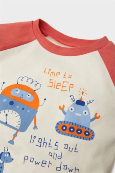 Baby Boy Vehicle Printed Cotton 2 Piece Pajama Set