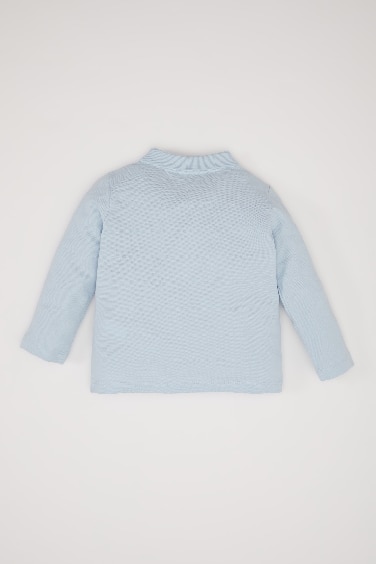 Baby Boy Polo Neck Printed Pique T-Shirt