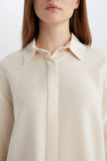 қалыпты пішім Ұзын жеңді көйлек