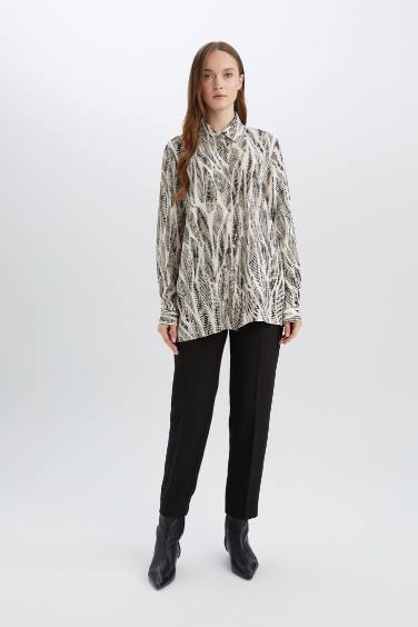 жейде мойыны Ұзын Жеңді Туника