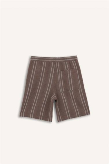 Regular Fit Jacquard Bermuda Shorts