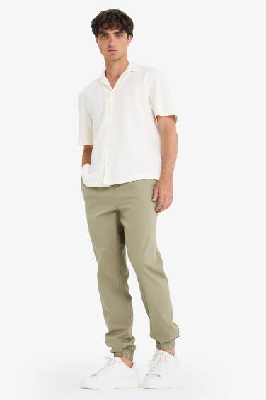 Cotton Cargo Jogger Pants
