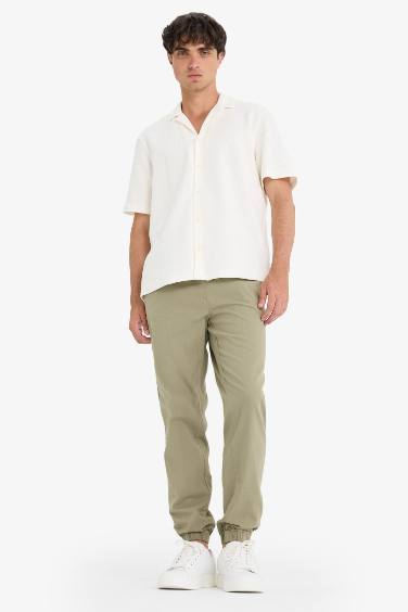 Cotton Cargo Jogger Pants