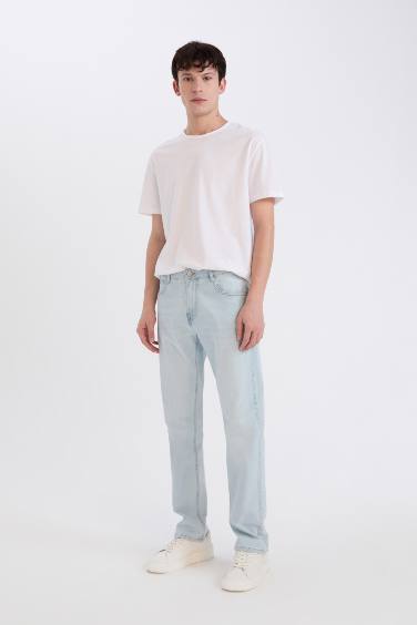 серджио - қалыпты пішім деним тұрақты етек Шалбар