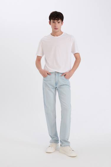 серджио - қалыпты пішім деним тұрақты етек Шалбар