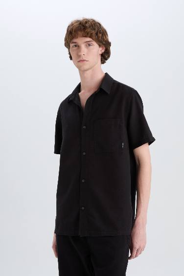 Cotton Slim Fit Basic Shirt