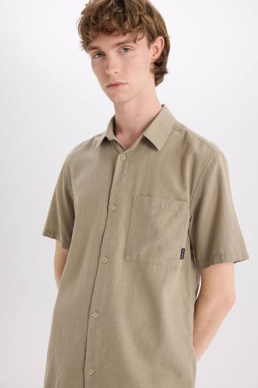 Cotton Slim Fit Basic Shirt