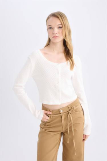 Cardigan à coupe slim