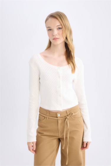 Cardigan à coupe slim