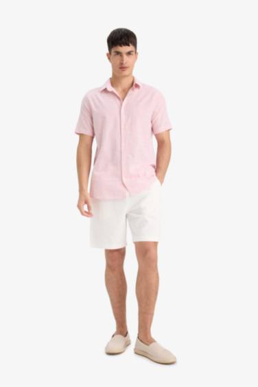 Relax Fit Cotton Bermuda Shorts