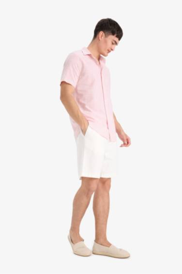 Relax Fit Cotton Bermuda Shorts