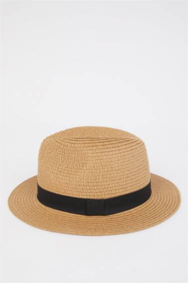 قبعة قش ولادي