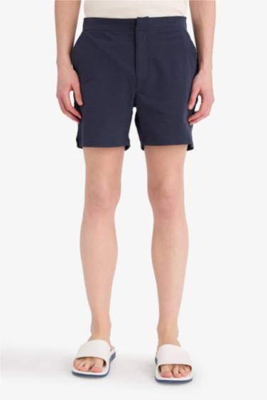 Mesh Lined Short Length Swim Shorts