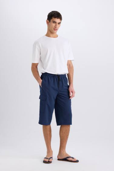 شورت بحر طويل كارجو بجيب