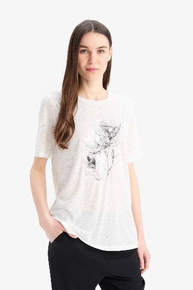 Regular Fit Crew Neck Short Sleeve T-Shirt