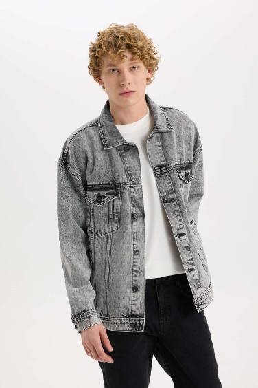 Veste en jean oversize